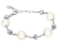 Bracciale Mabina Donna in Argento Perla 533134